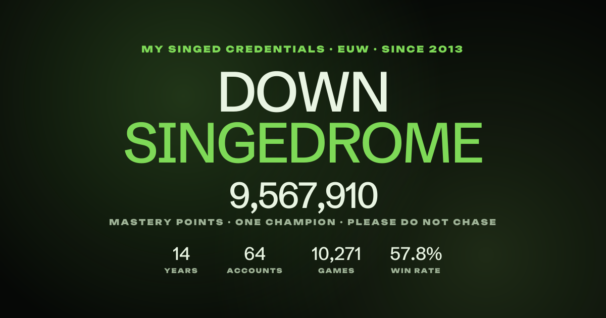 Down Singedrome